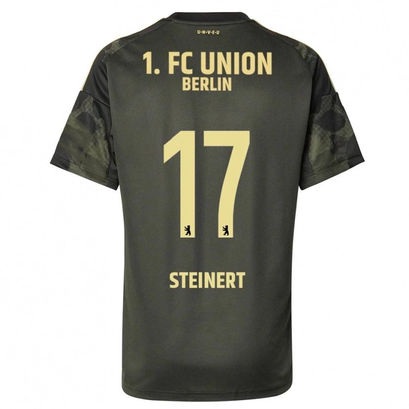 DanxenキッズJudith Steinert#17ダークグリーン ブラックアウェイシャツ2025/26ジャージーユニフォーム