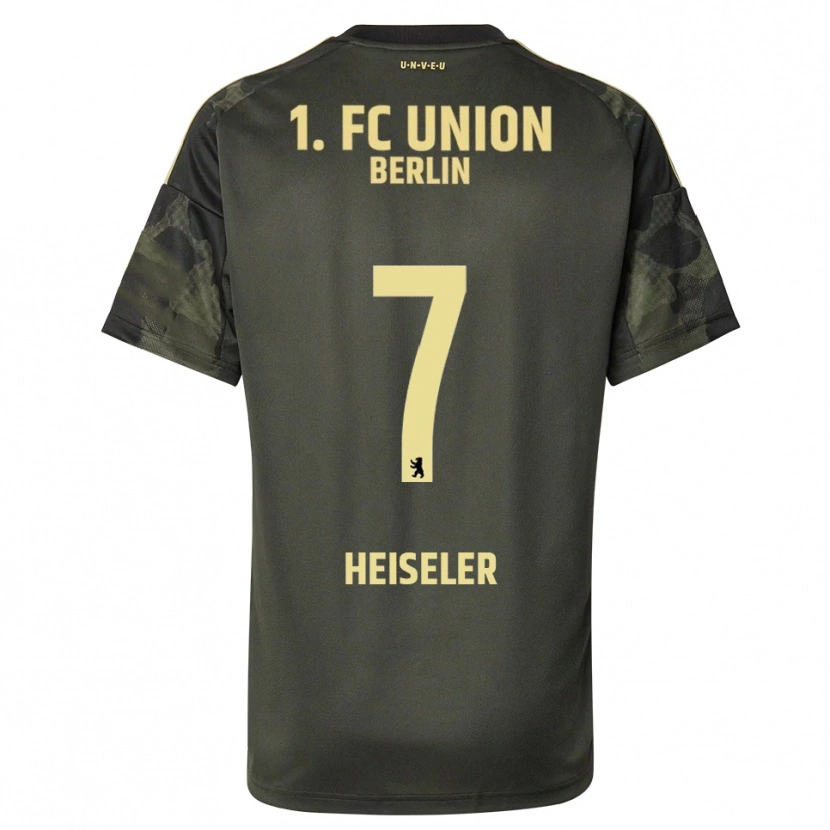 DanxenキッズLisa Heiseler#7ダークグリーン ブラックアウェイシャツ2025/26ジャージーユニフォーム