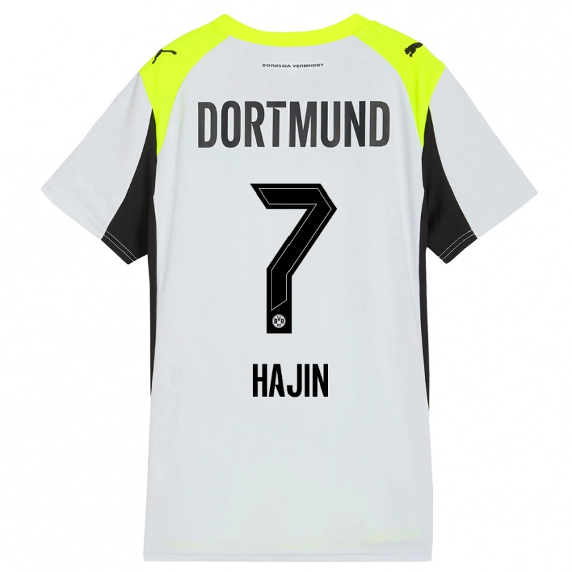 DanxenキッズSo Hajin#7蛍光イエローアウェイシャツ2025/26ジャージーユニフォーム