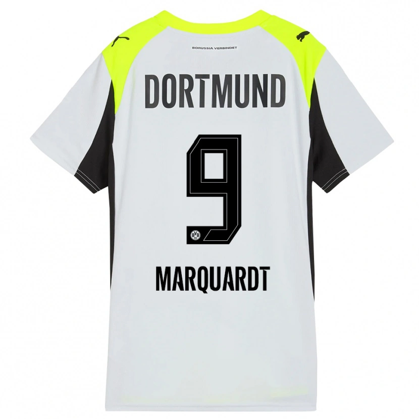 DanxenキッズDana Marquardt#9蛍光イエローアウェイシャツ2025/26ジャージーユニフォーム