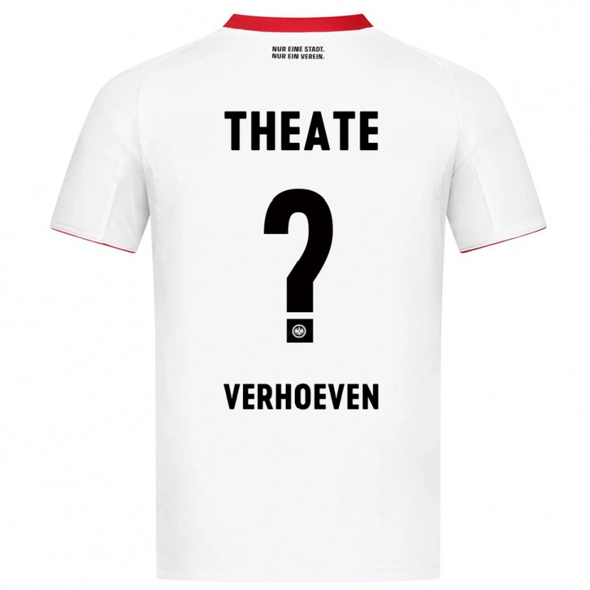 DanxenキッズRaphael Verhoeven#0ホワイト レッドアウェイシャツ2025/26ジャージーユニフォーム