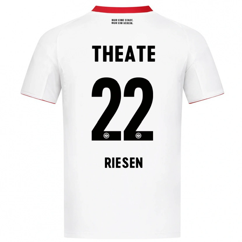 Danxenキッズナディーン・リーセン#22ホワイト レッドアウェイシャツ2025/26ジャージーユニフォーム