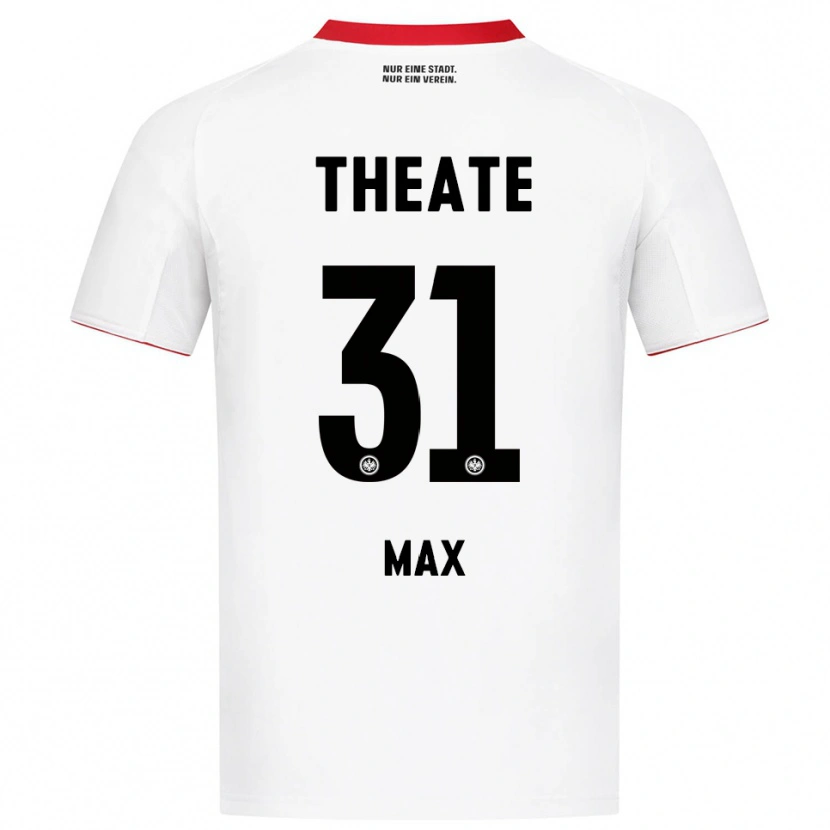 Danxenキッズフィリップ・マックス#31ホワイト レッドアウェイシャツ2025/26ジャージーユニフォーム