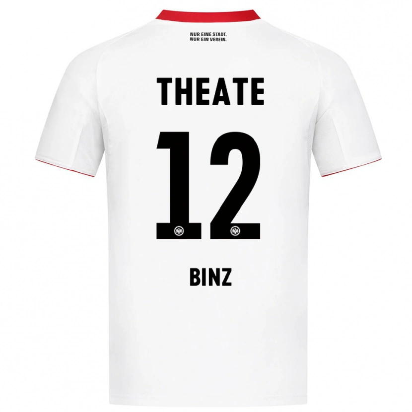 Danxenキッズサム・ビンツ#12ホワイト レッドアウェイシャツ2025/26ジャージーユニフォーム