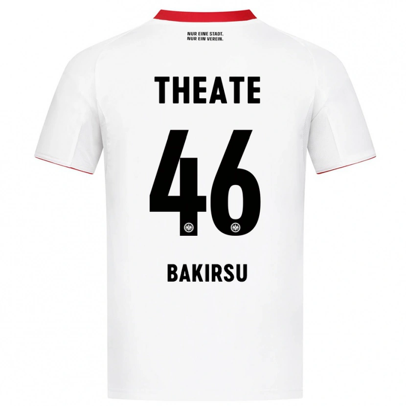 Danxenキッズフセイン・バキルス#46ホワイト レッドアウェイシャツ2025/26ジャージーユニフォーム