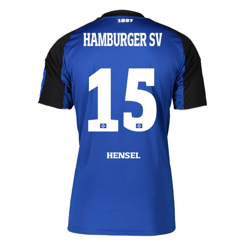 DanxenキッズJahnoa Hensel#15ブルー ブラックアウェイシャツ2025/26ジャージーユニフォーム