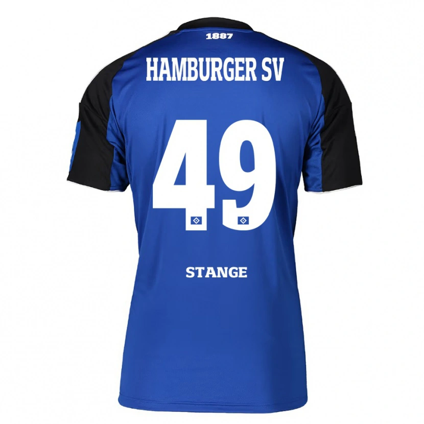 Danxenキッズオットー・シュタンジェ#49ブルー ブラックアウェイシャツ2025/26ジャージーユニフォーム