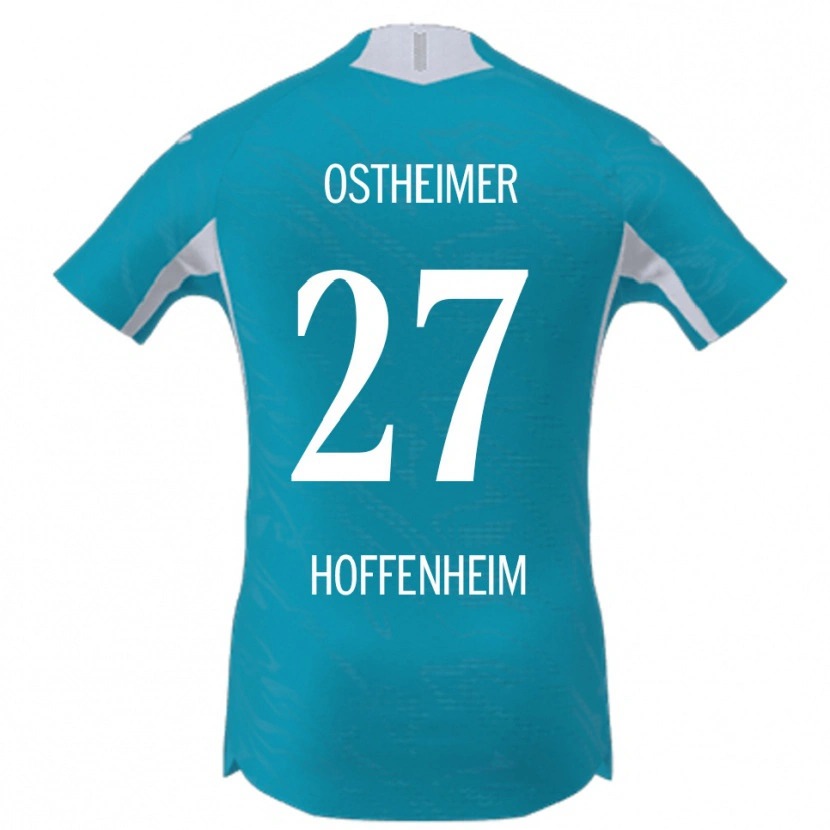 DanxenキッズNevio Ostheimer#27スカイブルーアウェイシャツ2025/26ジャージーユニフォーム