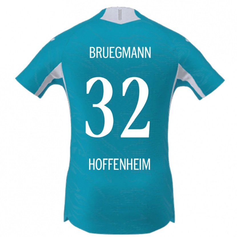 DanxenキッズLukas Bruegmann#32スカイブルーアウェイシャツ2025/26ジャージーユニフォーム
