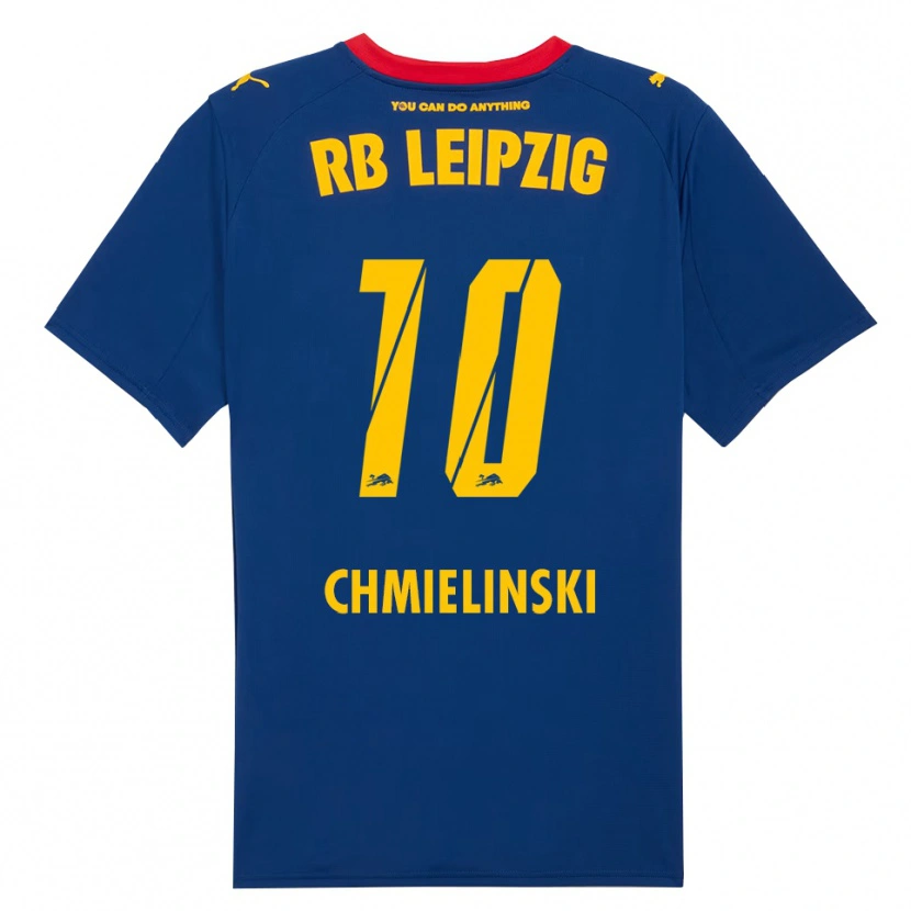 DanxenキッズGina Chmielinski#10ネイビー レッドアウェイシャツ2025/26ジャージーユニフォーム