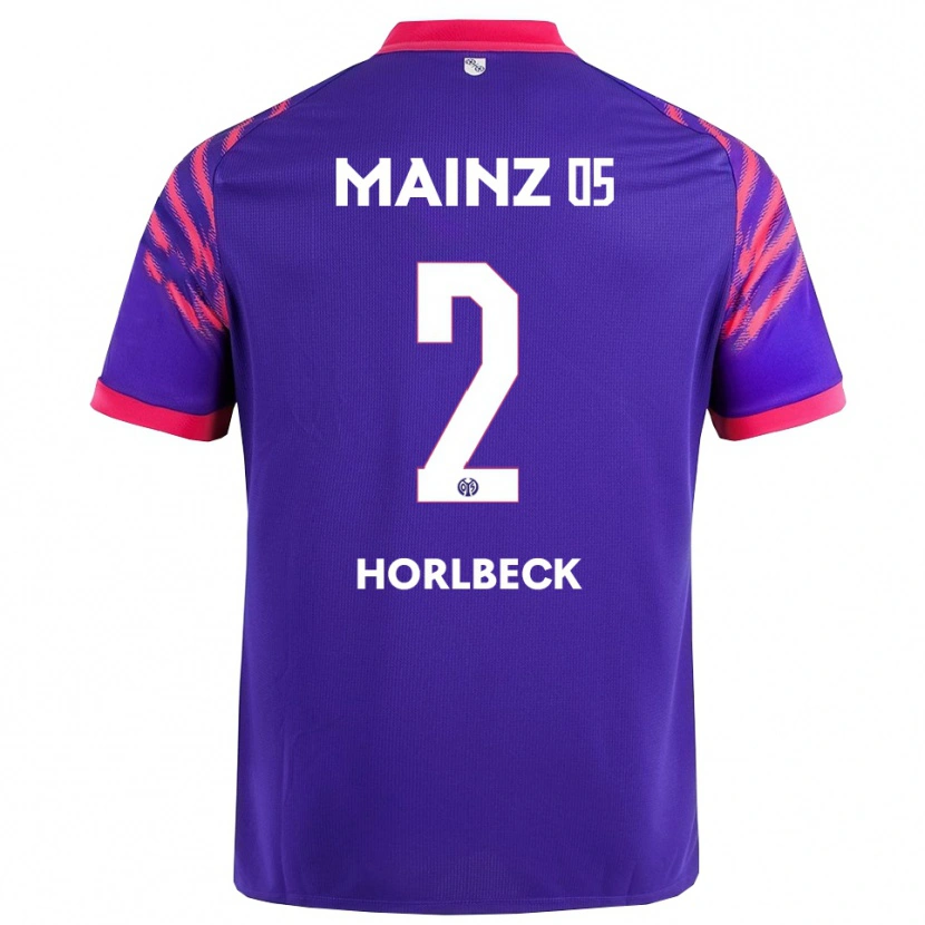 DanxenキッズDominik Horlbeck#2ネイビー ピンクアウェイシャツ2025/26ジャージーユニフォーム