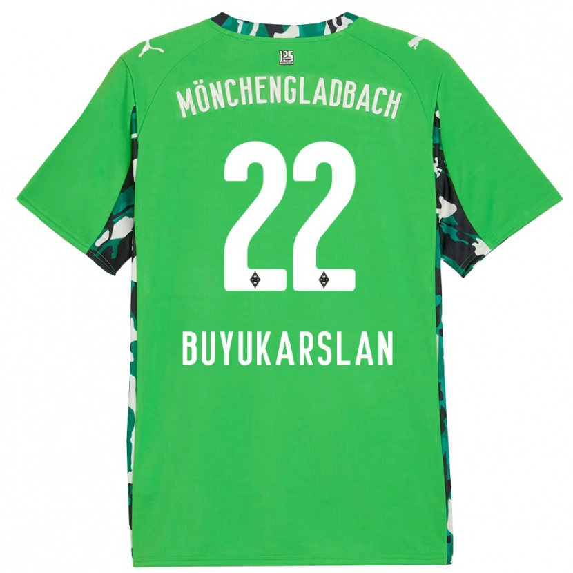 Danxenキッズオグズカン・ビューユカルスラン#22グリーン ブラックアウェイシャツ2025/26ジャージーユニフォーム