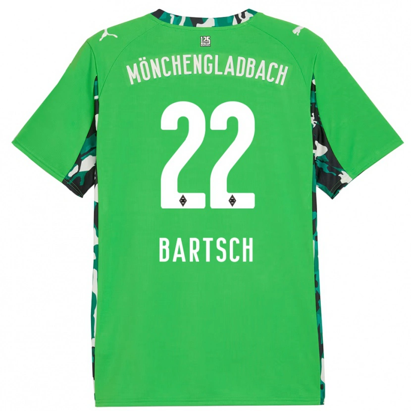 Danxenキッズクリスティーナ・バーチ#22グリーン ブラックアウェイシャツ2025/26ジャージーユニフォーム