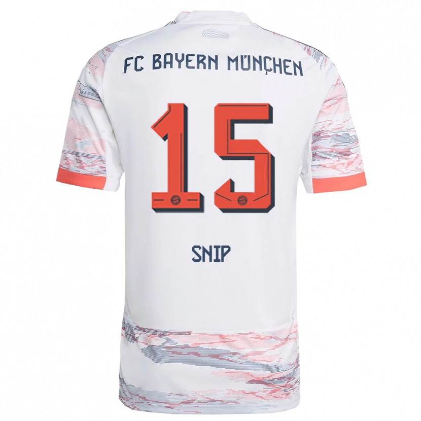 DanxenキッズRoy Snip#15ホワイト グレーアウェイシャツ2025/26ジャージーユニフォーム