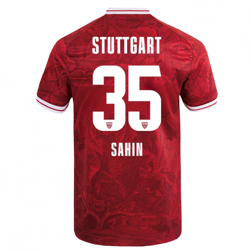 Danxenキッズメフメット・シャヒン#35レッド ブラックアウェイシャツ2025/26ジャージーユニフォーム