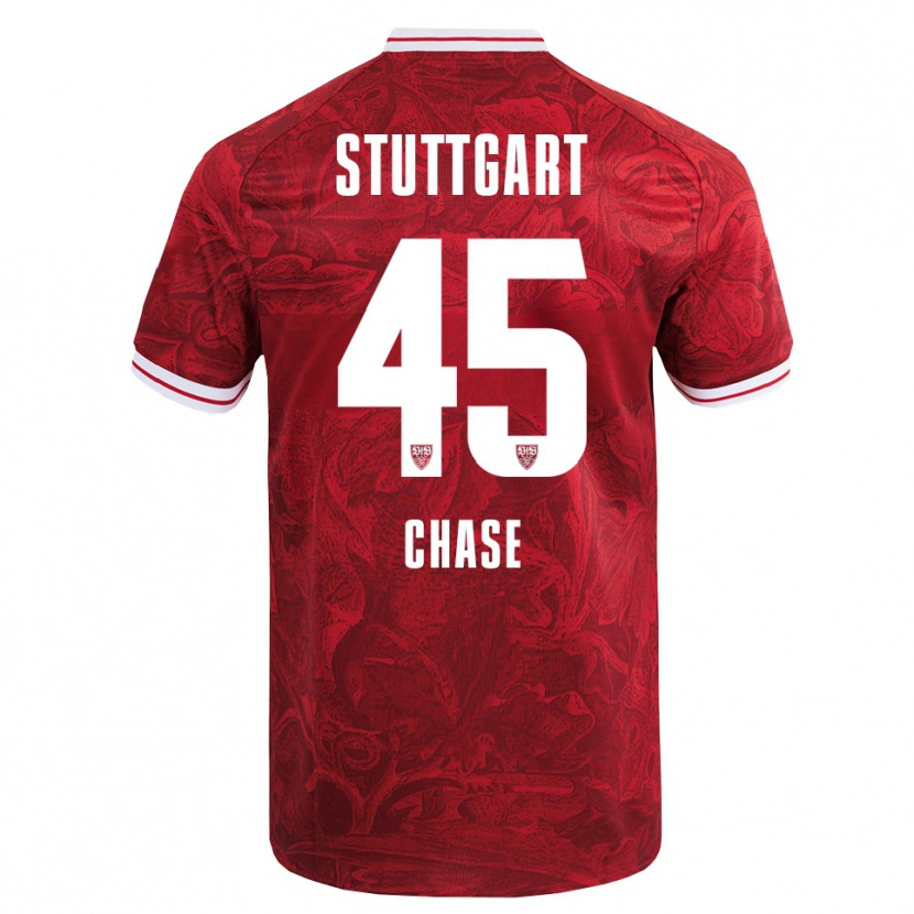 Danxenキッズチェイス・アンリ#45レッド ブラックアウェイシャツ2025/26ジャージーユニフォーム