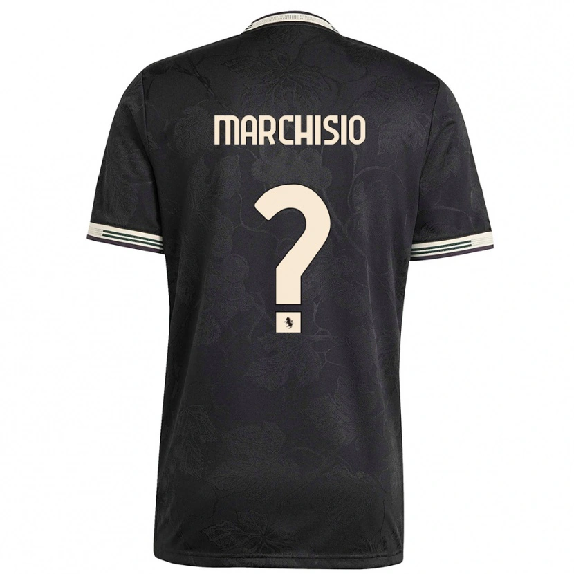 DanxenキッズDavide Marchisio#0ブラック ホワイト グリーンサードユニフォームシャツ2025/26ジャージーユニフォーム