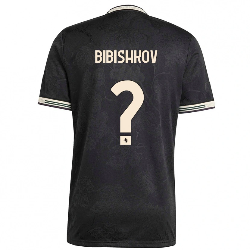 DanxenキッズMarsel Bibishkov#0ブラック ホワイト グリーンサードユニフォームシャツ2025/26ジャージーユニフォーム