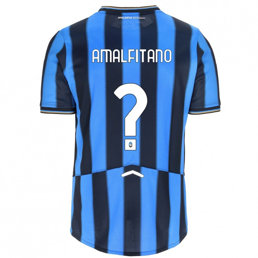 DanxenメンズNicolò Amalfitano#0スカイブルー ブラックホームシャツ2025/26ジャージーユニフォーム