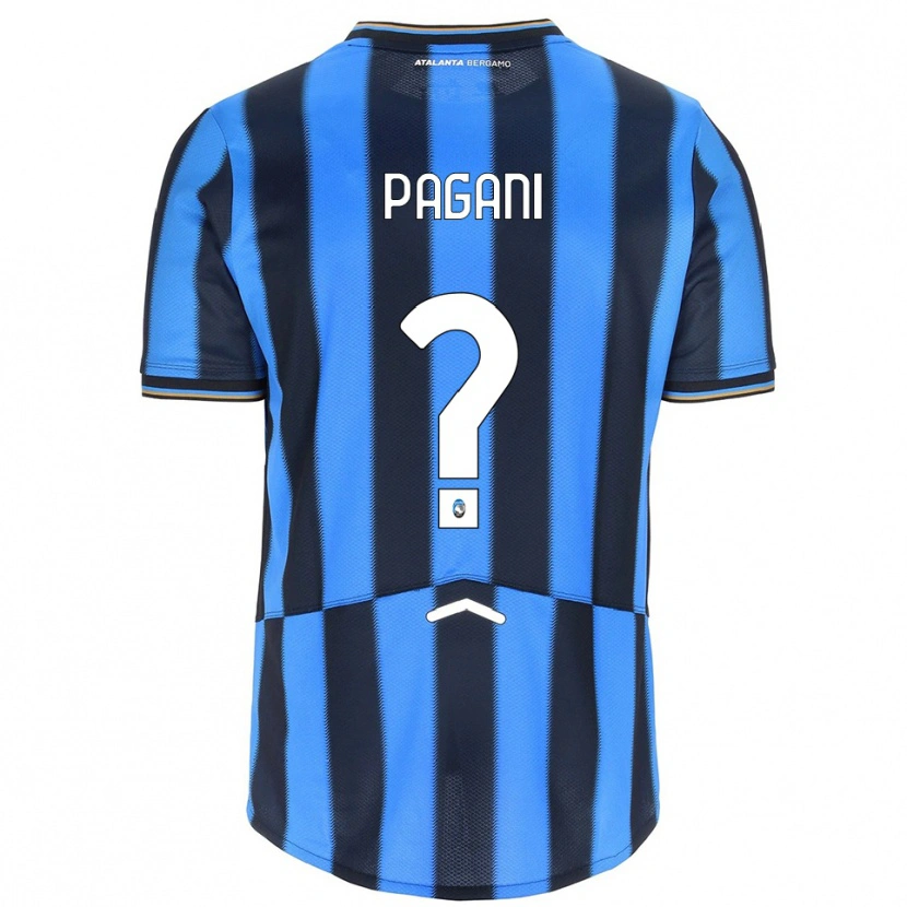DanxenメンズFederico Pagani#0スカイブルー ブラックホームシャツ2025/26ジャージーユニフォーム