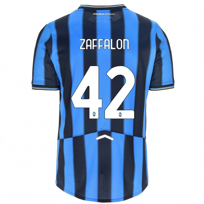 DanxenメンズLorenzo Zaffalon#42スカイブルー ブラックホームシャツ2025/26ジャージーユニフォーム