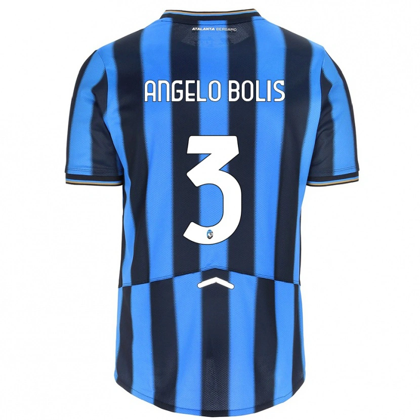 DanxenメンズTommaso Angelo Bolis#3スカイブルー ブラックホームシャツ2025/26ジャージーユニフォーム