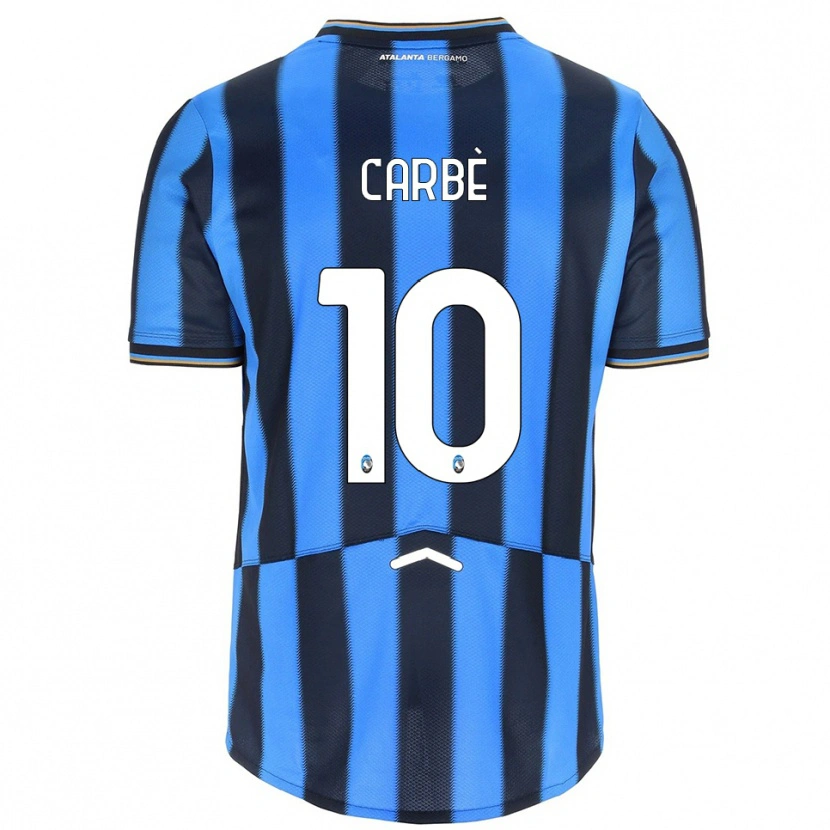 DanxenメンズAlessio Carbè#10スカイブルー ブラックホームシャツ2025/26ジャージーユニフォーム