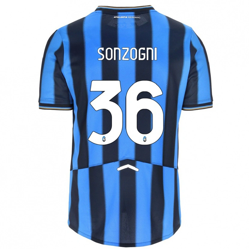 DanxenメンズMattia Sonzogni#36スカイブルー ブラックホームシャツ2025/26ジャージーユニフォーム
