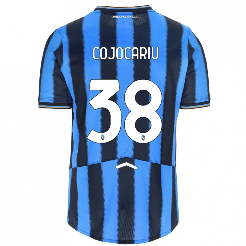 DanxenメンズRaul Cojocariu#38スカイブルー ブラックホームシャツ2025/26ジャージーユニフォーム