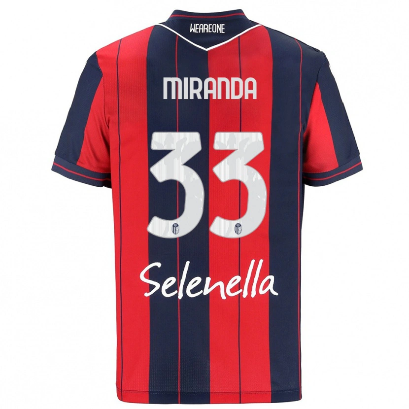 Danxenメンズフアン・ミランダ・ゴンサレス#33レッド ネイビーホームシャツ2025/26ジャージーユニフォーム