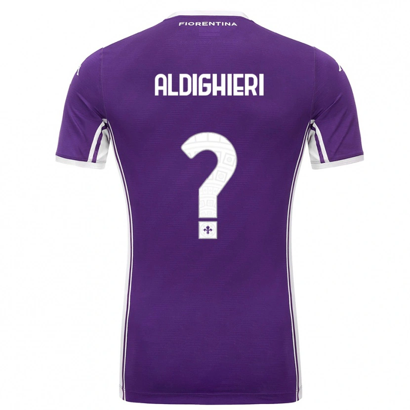 DanxenメンズBenedetto Aldighieri#0パープル ホワイトホームシャツ2025/26ジャージーユニフォーム