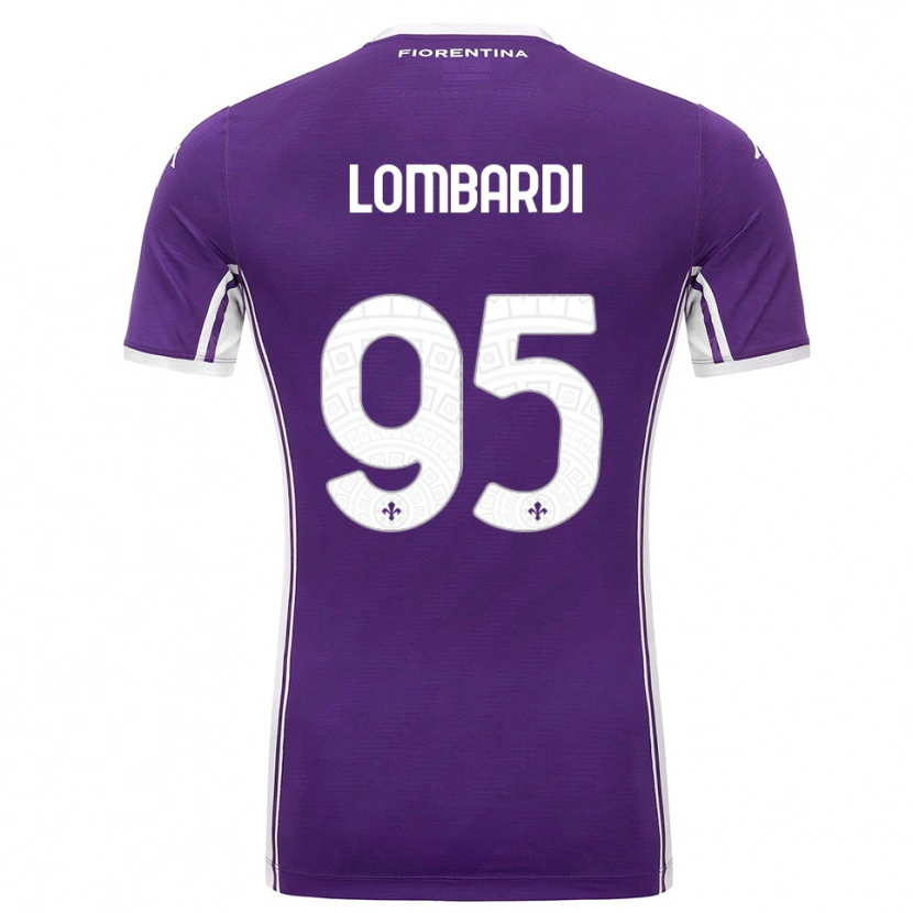 DanxenメンズEmma Lombardi#95パープル ホワイトホームシャツ2025/26ジャージーユニフォーム