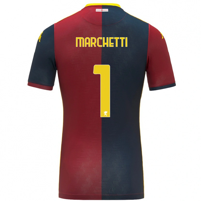 DanxenメンズLisa Marchetti#1レッド ロイヤルブルーホームシャツ2025/26ジャージーユニフォーム