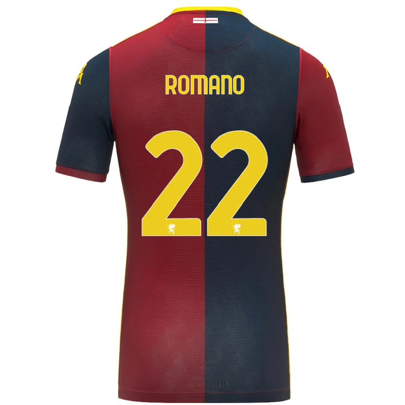 DanxenメンズAndrew Romano#22レッド ロイヤルブルーホームシャツ2025/26ジャージーユニフォーム