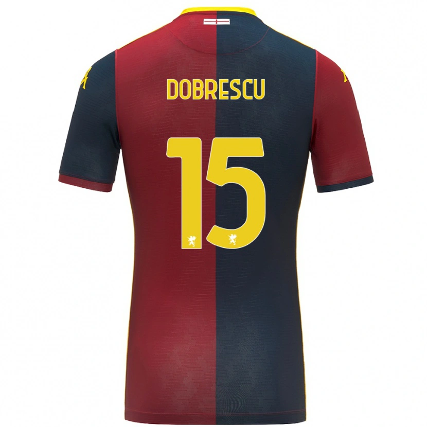 DanxenメンズIanis Dobrescu#15レッド ロイヤルブルーホームシャツ2025/26ジャージーユニフォーム