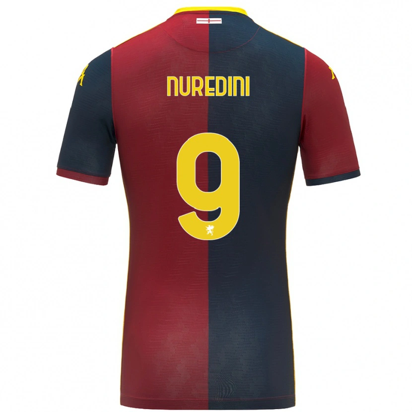 DanxenメンズJoi Nuredini#9レッド ロイヤルブルーホームシャツ2025/26ジャージーユニフォーム