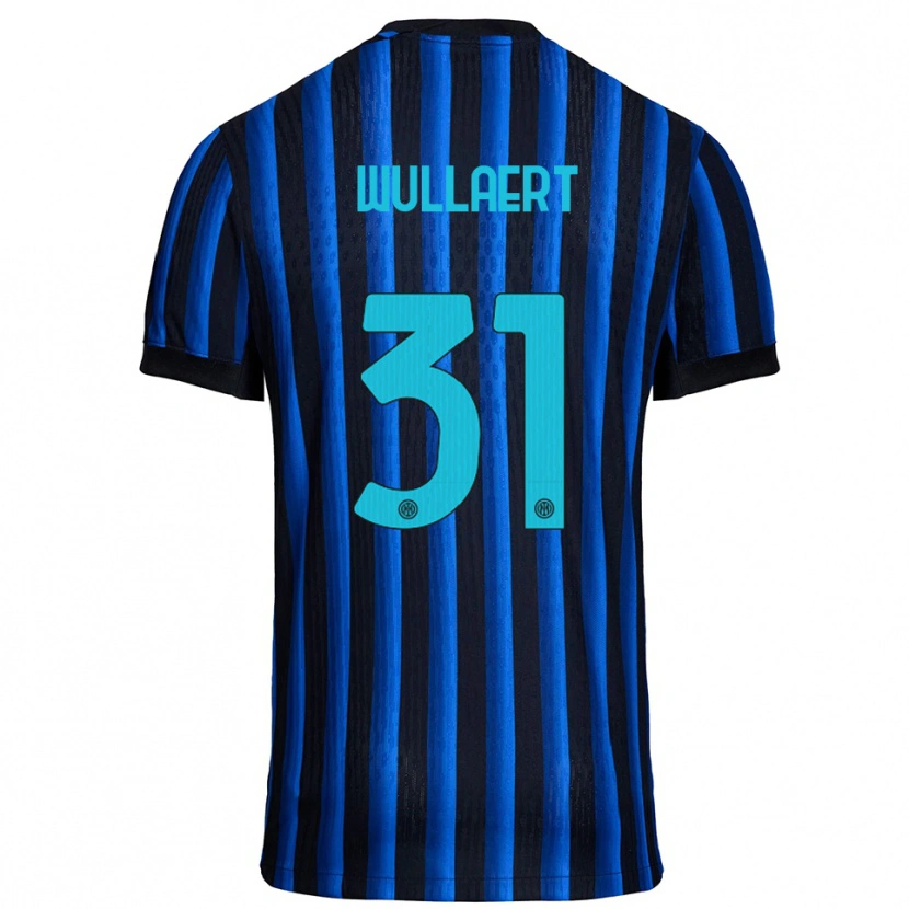 DanxenメンズTessa Wullaert#31ブラック ブルーホームシャツ2025/26ジャージーユニフォーム