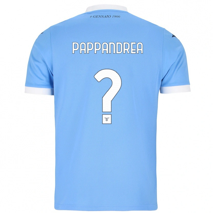 DanxenメンズFilippo Pappandrea#0スカイブルー ホワイトホームシャツ2025/26ジャージーユニフォーム
