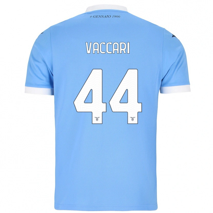 DanxenメンズFlavia Vaccari#44スカイブルー ホワイトホームシャツ2025/26ジャージーユニフォーム