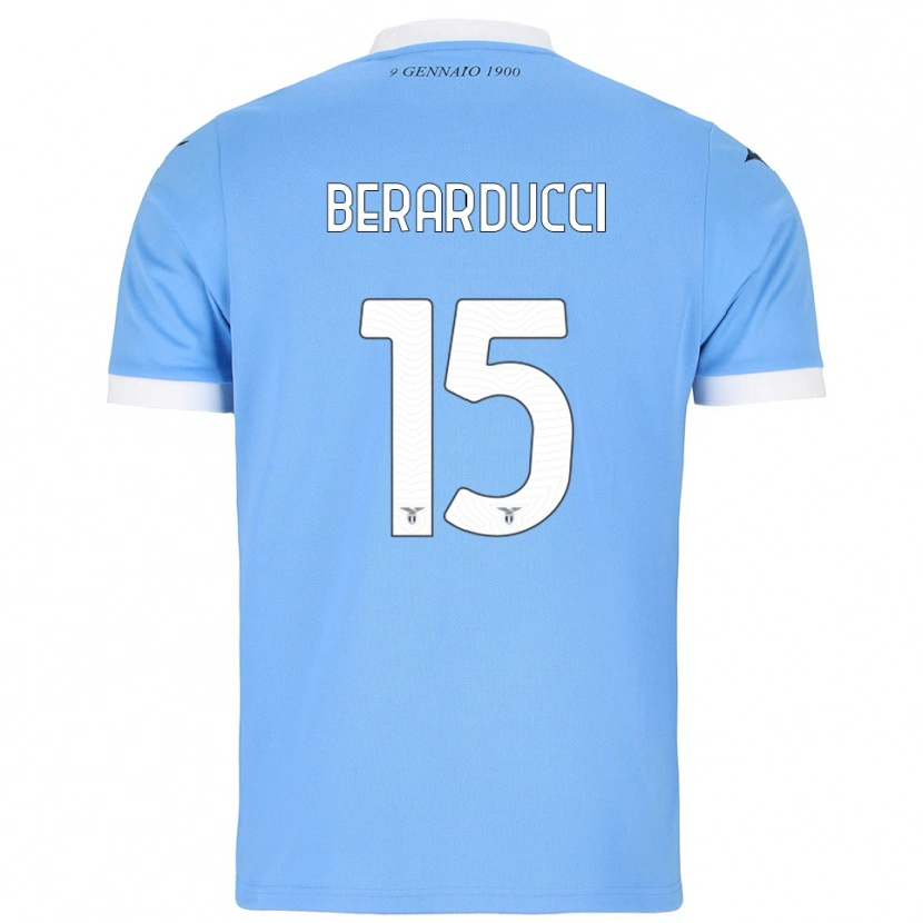 DanxenメンズMartina Berarducci#15スカイブルー ホワイトホームシャツ2025/26ジャージーユニフォーム