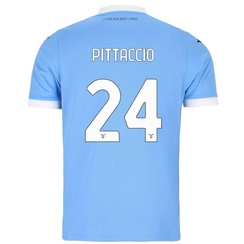 DanxenメンズFrancesca Pittaccio#24スカイブルー ホワイトホームシャツ2025/26ジャージーユニフォーム