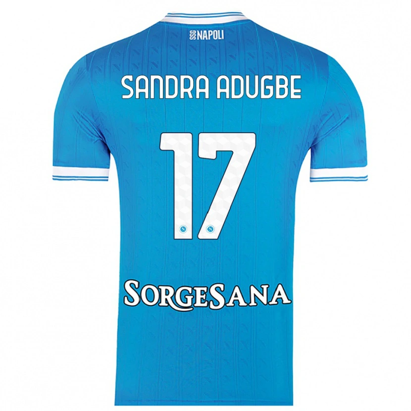 DanxenメンズOlamide Sandra Adugbe#17スカイブルー ホワイトホームシャツ2025/26ジャージーユニフォーム