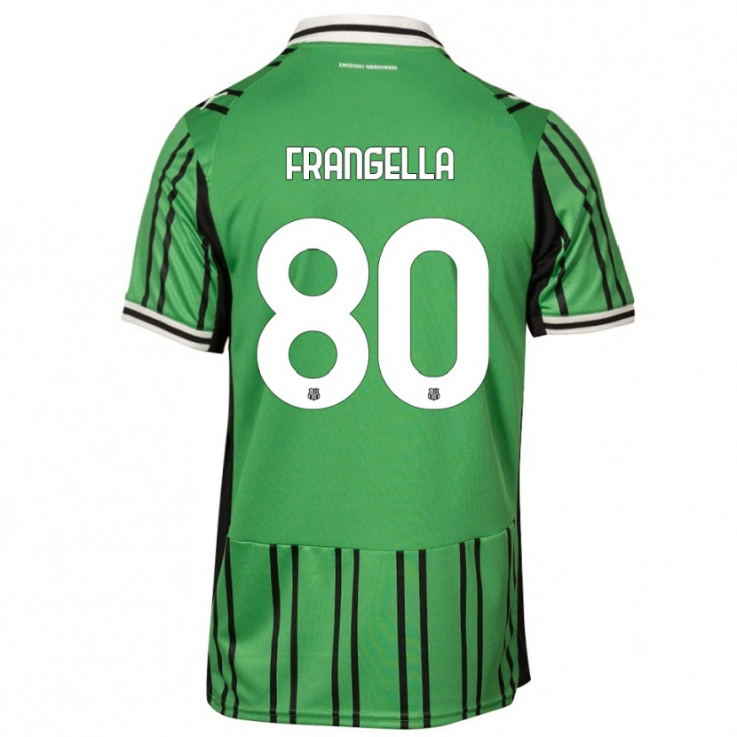DanxenメンズChristian Frangella#80グリーン ブラックホームシャツ2025/26ジャージーユニフォーム