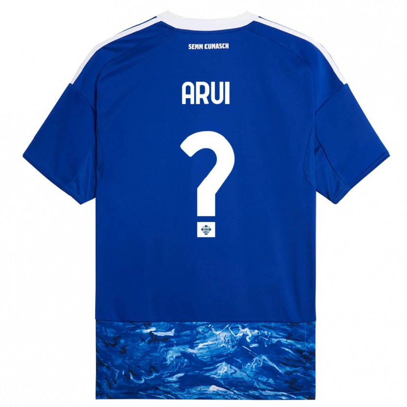 DanxenメンズStefano Arui#0ブルー ホワイトホームシャツ2025/26ジャージーユニフォーム