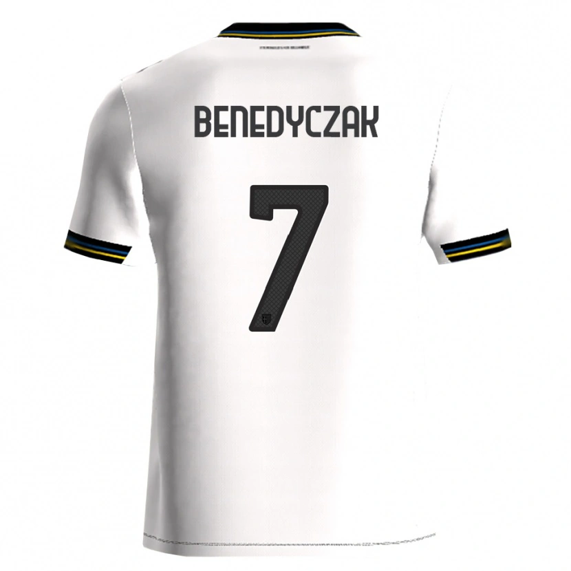 DanxenメンズAdrian Benedyczak#7ホワイト ブラックホームシャツ2025/26ジャージーユニフォーム