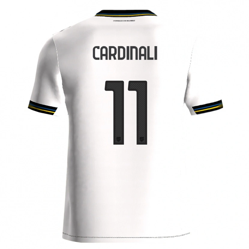 DanxenメンズAlessandro Cardinali#11ホワイト ブラックホームシャツ2025/26ジャージーユニフォーム