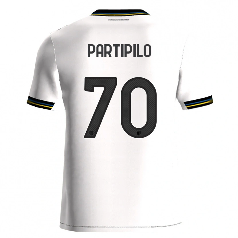 DanxenメンズAnthony Partipilo#70ホワイト ブラックホームシャツ2025/26ジャージーユニフォーム