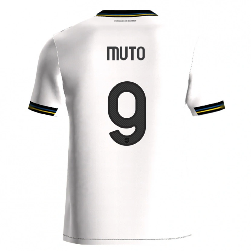 DanxenメンズAndrea Muto#9ホワイト ブラックホームシャツ2025/26ジャージーユニフォーム