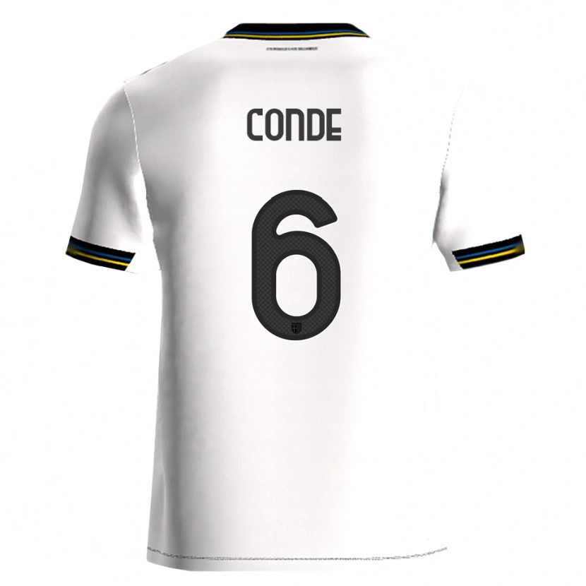 DanxenメンズBernardo Conde#6ホワイト ブラックホームシャツ2025/26ジャージーユニフォーム