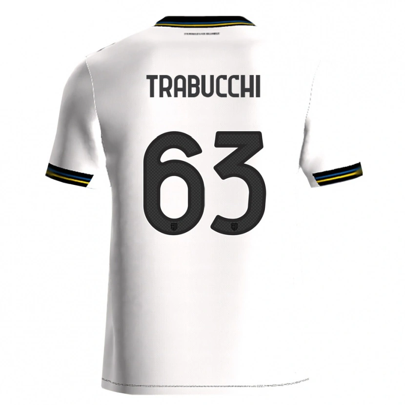 DanxenメンズNicolas Trabucchi#63ホワイト ブラックホームシャツ2025/26ジャージーユニフォーム